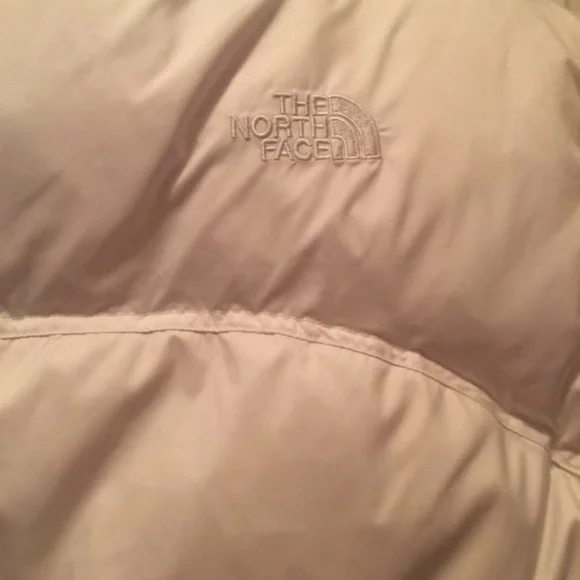 North Face 96 Retro Nuptse Down Puffer Vest 700 White Large Mint Condition - Picture 8 of 11